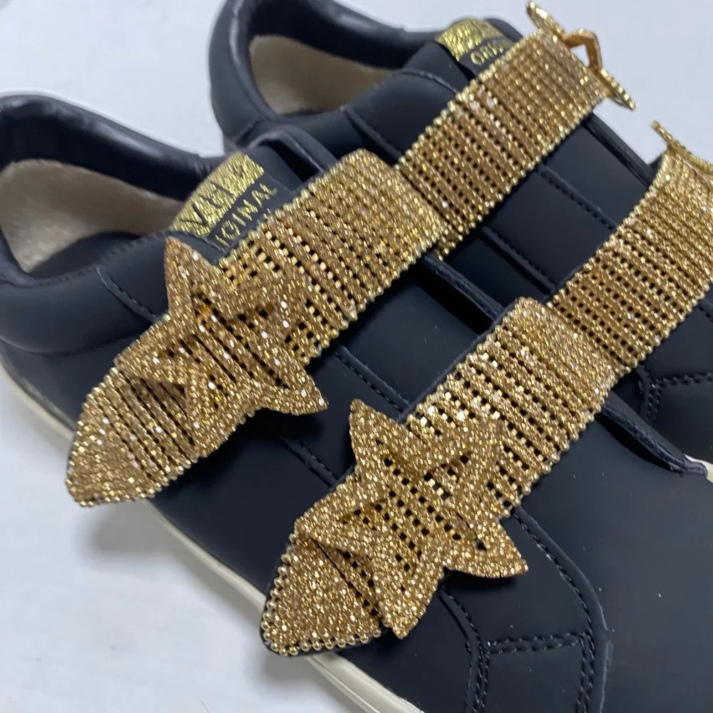 NWOB Vintage Havana Iconic Ltd Edition Sparkle Star Black Gold Rhinestone Street